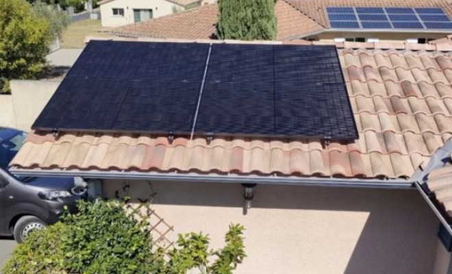 Panneaux solaires sur maison, Bordeaux, SUNALYA